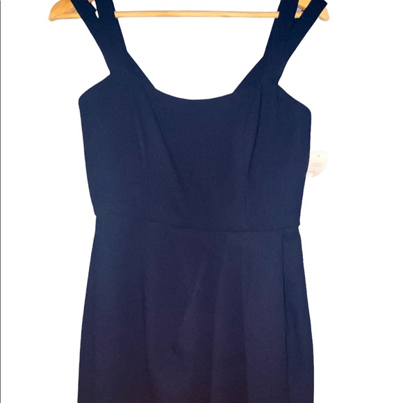 Xscape Formal Navy Double Strap Dress - Picture 5 of 7